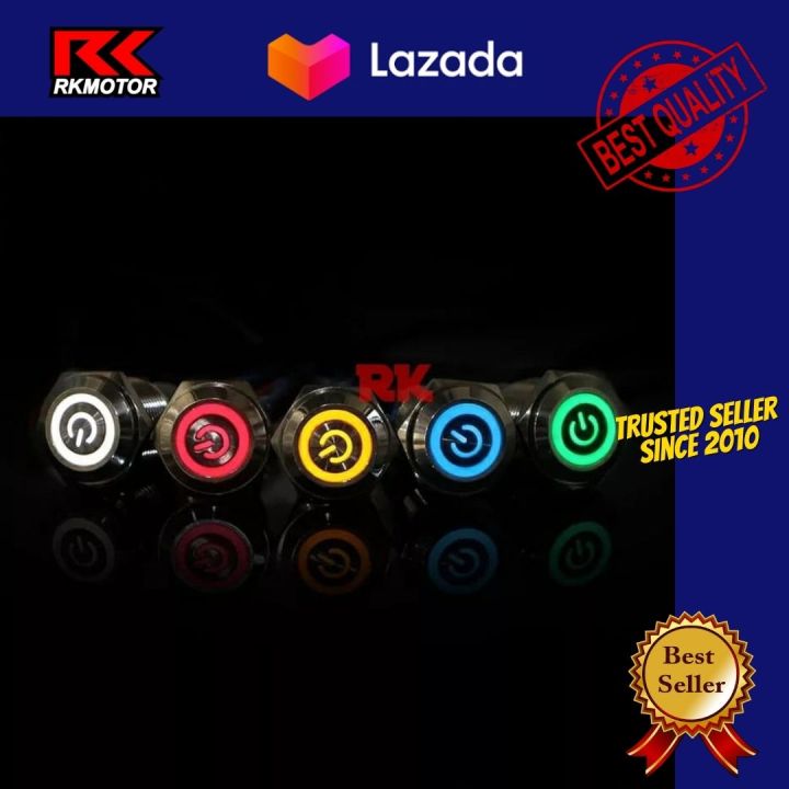 Saklar On Off Switch On Off Ukuran Untuk Mobil Motor Ukuran 16mm Bulat ...