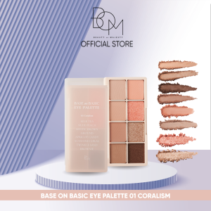 BOM BASE ON BASIC EYE PALETTE WITH 8 COLOURS #01 CORALISM
