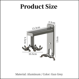 COLOGO 🥇 Kitchen Rotating Hook Without Punching Wall-Mounted Spatula Spoon Hanging Rack Kitchen Utensil Storage Rack