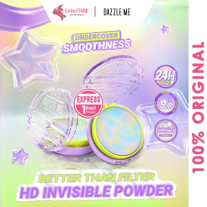 FEMME || [NEW LAUNCH] DAZZLE ME Better Than Filter HD Invisible Powder Loose Powder Oil Control Bedak Tabur Tahan Lama Bedak Padat Ringan Tahan Minyak Seharian