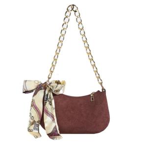 Dây chuyền vàng nách túi cho túi quai phía trên cho nữ chất liệu Da PU Túi đeo chéo mùa thu mùa đông Túi Đeo Vai nách túi Túi Công Sở