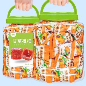 Licorice loquat 500g cream cake pulp soft candy mint pipa cream cool sugar New Year children snack