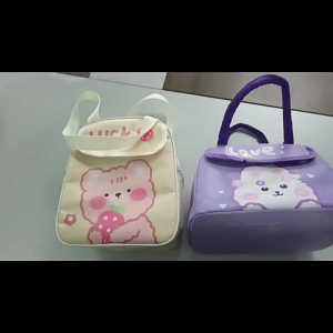 Thermal Reusable Lunch Bag Bag Flip Lid Leakproof Oxford Fabric Container For Students Office Lady
