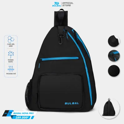 Balo Đeo Chéo Pickleball Bulbal Nova Pro Có Ngăn Đựng Giày Riêng biệt Ngăn Đựng Vợt Riêng chống thấm nước chậm