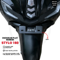 Cover Dudukan Plat Nomor Honda Stylo 160 Cover Variasi Plat Nomor Motor Exie Art. 