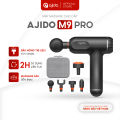 Máy Massage Cầm Tay AJIDO AJ - M9 Pro, 6 Cấp Độ, 4 Đầu Thay Thế - Mát Xa Toàn Thân Giãn Cơ, Đấm Lưng, Cổ Vai Gáy. 