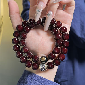 [ Zodiac Guardian ] Soft Heart Old Material Bodhi Bead Bracelet Exquisite Double Circle Handheld Buddhist Beads Playable Cultural Bracelet Wholesale