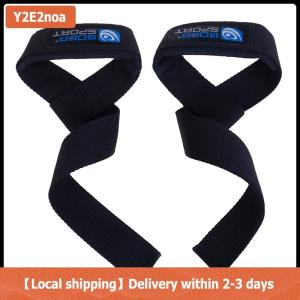【Local shipping】 2X Padded weight lifting straps training gym gloves hand bar wrist wraps support
