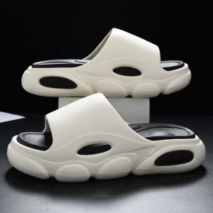 Non-Slip Odor-Resistant Beach Sandals For Men Summer Home Slippers Large Size Thick-Soled Wear-Resistant EVA CoupleS Slippers