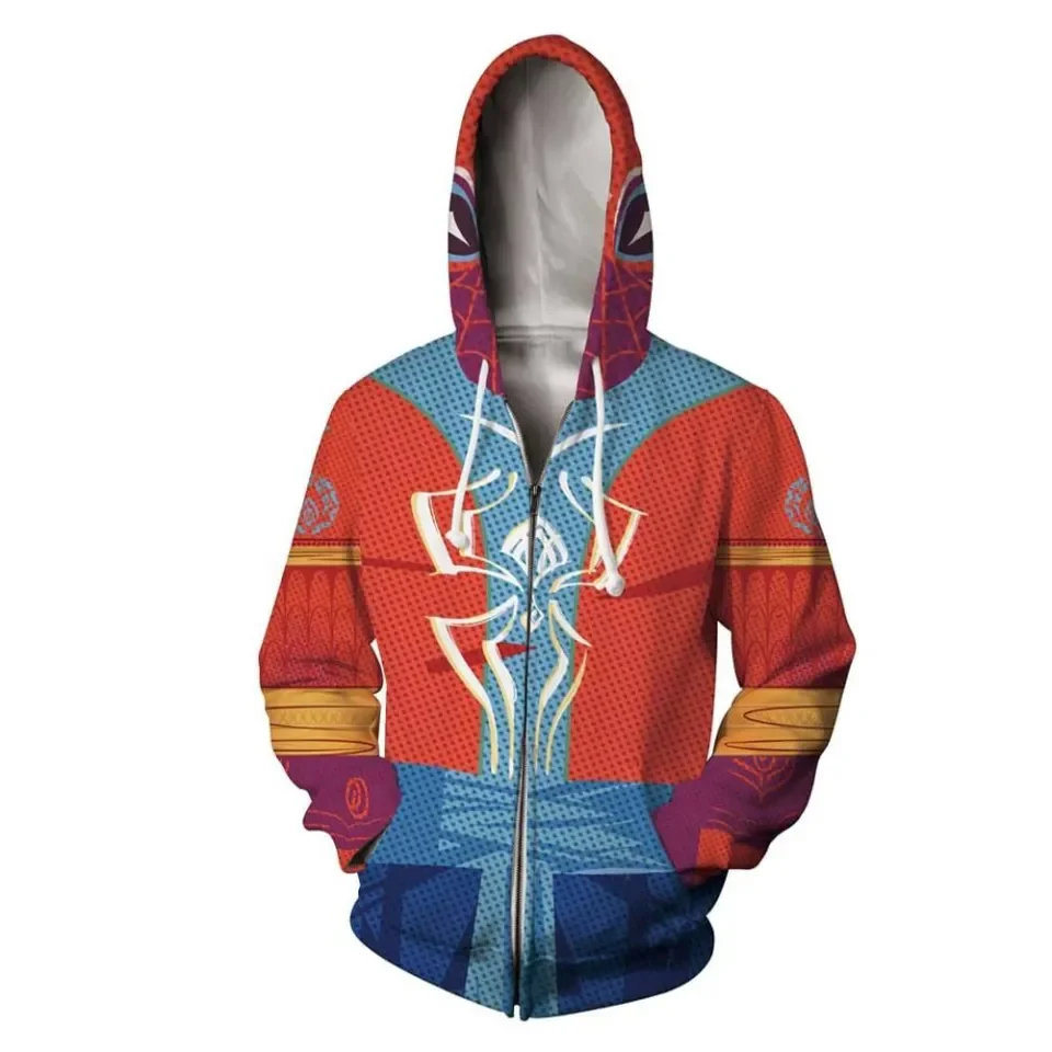 Spider-Man Across the Spider-Verse Hoodie Miles Morales Gwen Stacy Cosplay Hooded  Sweatshirt Halloween DeocrTH | Lazada.co.th