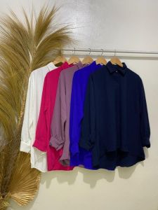 Baju Wanita Terbaru Blouse Korea Style Kekinian Oversize Reva