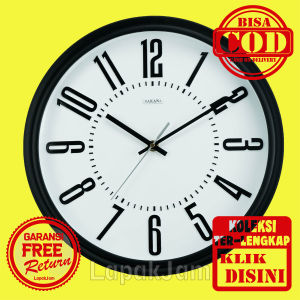 JAM DINDING BESAR POLOS MINIMALIS DEKORASI RUMAH 32CM 550