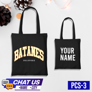 Transfer it Flat black tote bag Best tourist spots High quality perfect for souvenirs & gift