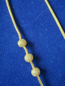 Authentic Indian Thali Mope Chain - Delicate Ball Design (Fixed Length)