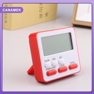 【CANAMEK】 Digital Display Cooking Alarm Clock Kitchen Timer Sleep Stopwatch Clock House Timer Reminder Clock Alarm Clock