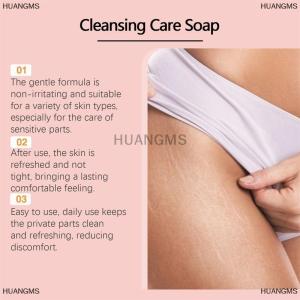 [COD] HUANGMS North Moon Cleansing Care Soap For Womens Body Bath Cleansing Pores Moisturizing Moisturizing Soothing Soaps