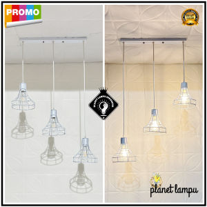 Lampu Gantung Hias Minimalis Aesthetic SAXO 3 IN 1