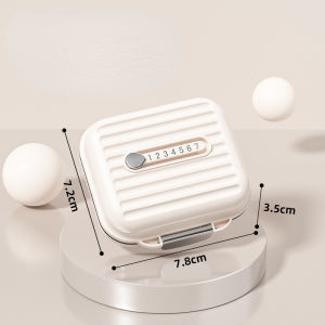 Portable Mini Medicine Kit 7 Grids Waterproof Small Pill Box Medicine Organizer Box for Travel