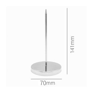 Restaurant Receipt Holder Metal Straight Rod Ticket Fork Desk Receipts Check Bill Fork