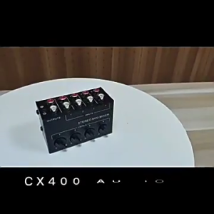 CX400 4 Input Sound Mixers for Music Enthusiasts and Podcasters Superior Sound Management