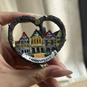1pc World Landmark Resin Fridge Magnet Spain Germany Laos Siamese Korean Thailand Travel Souvenirs Home Kitchen Decor