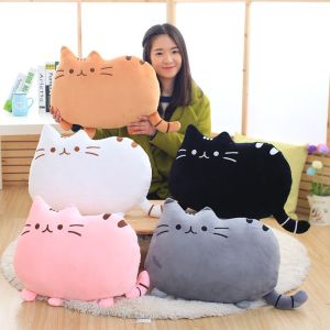 XGA38 4030cm Kawaii With Zipper Peluche Gift Birthday PP Cotton Stuffed Toys Plush Cat Pillow Big Cushion Plush Toys