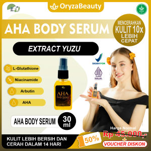 AHA Body Serum ELD with Extract Yuzu - Body Serum - Serum Badan - Serum Pemutih - Serum Whitening