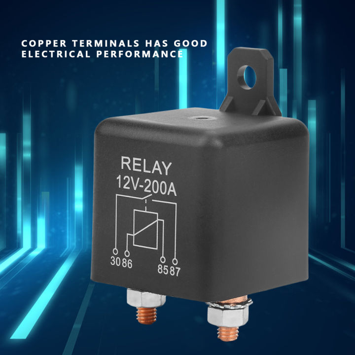 Car Start Relay 200A On/Off Relay 12Vdc Wm686 12V 4-Pin For Vehicles ...