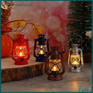【The Warmheart】 1PC Dollhouse mini ornaments pony lantern model night light scene shooting props