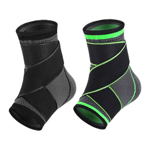Ankle Brace Support Ankle Compression Sleeve Socks Adjustable Foot Support for Baseball Basketball Football Running