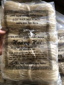 Miến dong Hoàng Hải cao cấp chuyên sử dụng 100% NL tự nhiên từ tinh bột dong riềng đóng gói 500g
