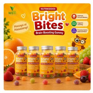 5 BOTTLE BUNDLE - Nutrikiddos Brightbites Gummies for Kids