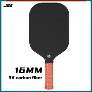 JBA 16MM Pickleball Paddle 3K Carbon Fiber Larger Sweet Spot Lengthen Anti Slip Grip Honeycomb Core Durable Better Control Pickleball Racket