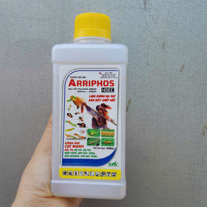 Thuốc trừ sâu Arriphos 40EC- Đánh Bay Sâu Rầy Chai 400ml -Thành phần: Dimethoate 400g/l Xông hơi cực mạnh- Trừ bọ xít sùng ruồi vàng Nông Nghiệp HG