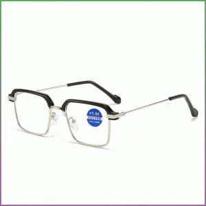 Business Presbyopia Glasses Soft Silicone Nosepiece Stainless Steel Beautiful Curvature Cell Phone