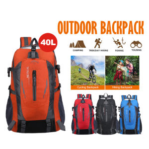 [Ready Stock] 40L Hiking Bag Backpack Travel Outdoor Waterproof Knight Bag Shoulder Beg Travel Bags Bicycle Bag Luggage Bag Sports Bag 登山包