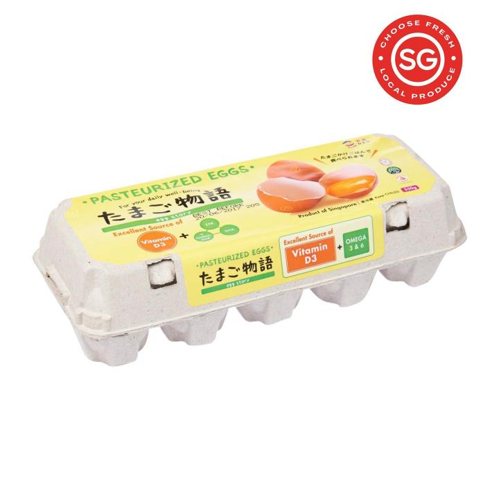 Egg Story Pasteurized Eggs 10S With Vitamin D3 And Omega 3And6 (Keep Chilled) Lazada Singapore