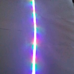Lampu LED fleksibel 60 cm nyala RGB pelangi 12 volt /24volt