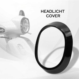MIO FAZZIO HEADLIGHT COVER GLOSSY HYDRO-DIP CARBON TRIM GARNISH FOR MIO FAZZIO SCOOTER