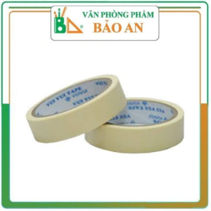 Băng Dính Giấy 2cm bề mặt băng dính có thể viết lên được dùng để ghi nhớ tên thuốc ngày tháng...