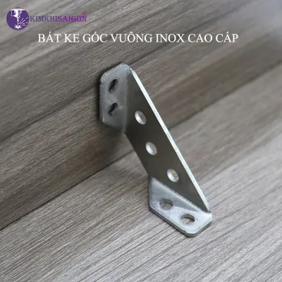 Bát Ke Góc Vuông INOX Cao Cấp Đa Năng 90 Độ - Ke góc vuông bản rộng dày dặn Bát góc vuông sửa chữa KEGOC-07