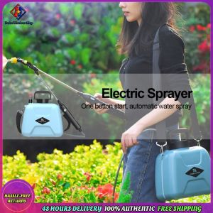 Vodool 5L Electric Sprayer USB Rechargeable Handheld Sprayer Bottle 2 Modes Telescopic Handle 360 Rotating Nozzle Garden Watering Tool