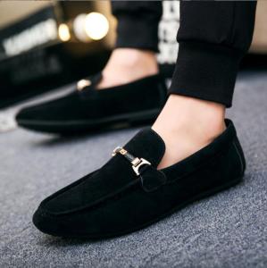 Summer New Mens Loafers Comfortable Flat Casual Shoes Men Breathable Moccasins Slip-On Soft Leather Driving Shoes 2024