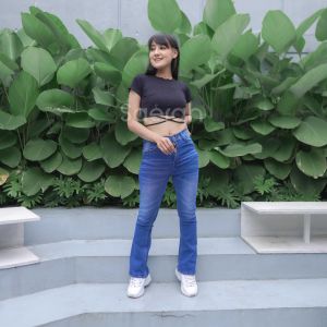 Celana Jeans Cutbray Wanita-Celana Jeans Stretch Wanita-flare jeans Washed-Saerah Fashion