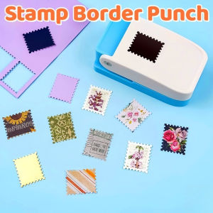 New Rectangle Postage Stamp DIY Scrapbooking Card Embossing Machine Kids Handmade Tool Toy