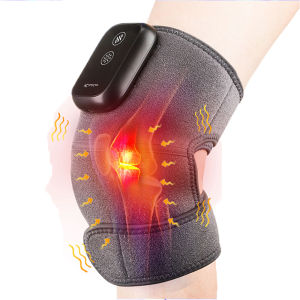 Romyse Electric Heating Vibrate Knee Massager Brace Support High Frequency Relieve Arthritis Pain Hot Compress Rehabilitation Therapy