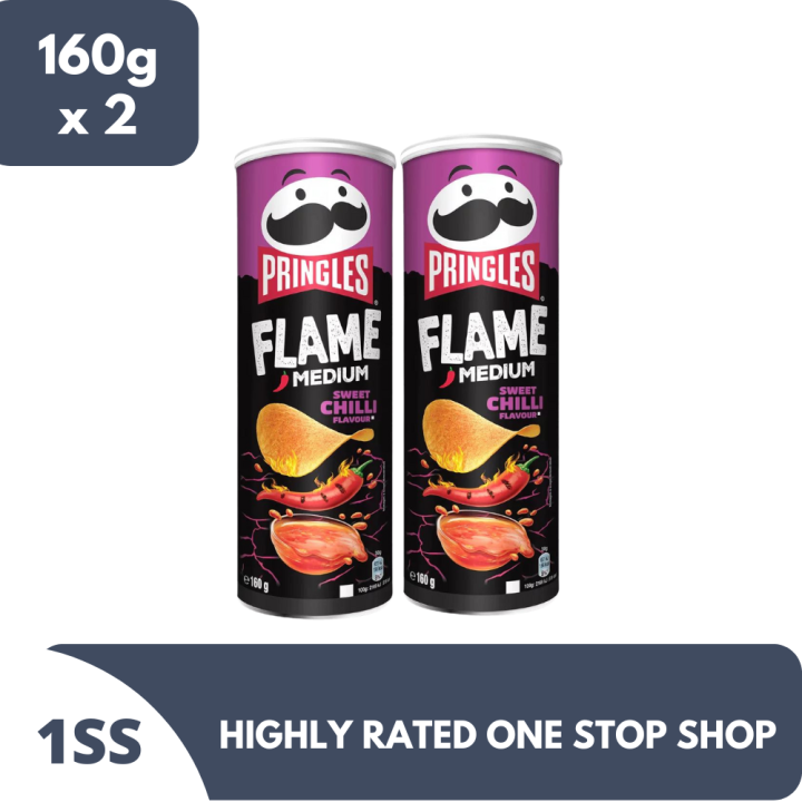 Pringles Flame Medium Sweet Chili Flavor 160g x 2