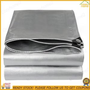 [Cozyhome2] Extra Thick Tarps with Grommets and Reinforced Edges Multipurpose Waterproof Poly Tarp Cover for Car Roof Camping