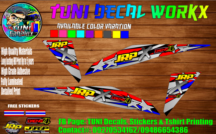 HONDA BEAT FI V1 (JRP X DAENG DECALS) D1 W/ FREEBIES | Lazada PH