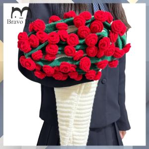 【New Arrival】 Soft Knitting Comforter Bedding with Flower Pattern Breathable and Lightweight for Restful Sleep